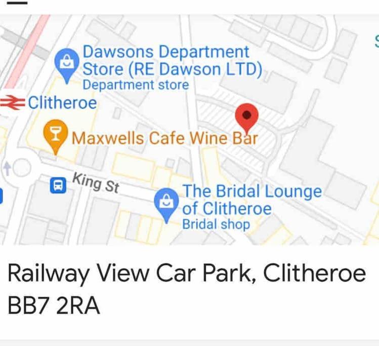 Clitheroe Town Centre Modern 2 Bed Apartment Eksteriør billede